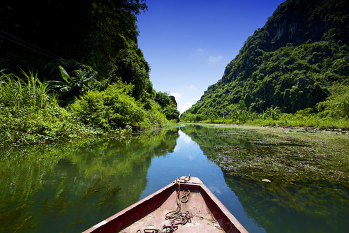 Ninh Binh excursion en sampan