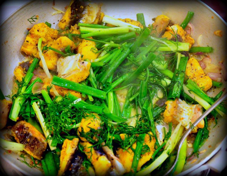 Cha ca La Vong (Poisson frit)