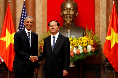 L'entrevue entre deux présidents Obama et Tran Dai Quang