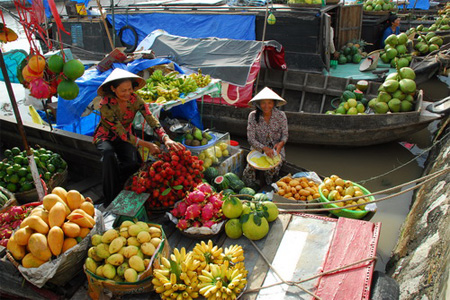 Le marché flottant de Cai Be 