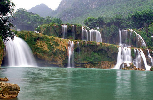 La cascade de Ban Gioc