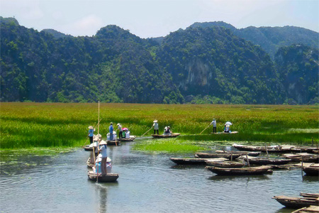 Village flottant de Kenh Ga Village flottant de Kenh Ga