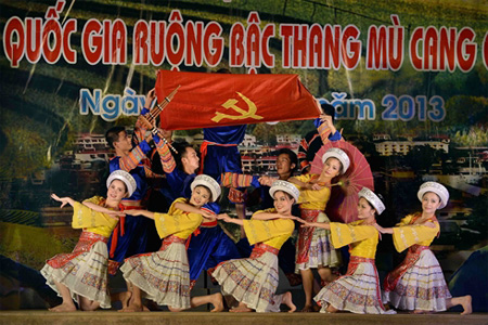  L’originalité de la fête des rizières en gradins à Mu Cang  Chai
