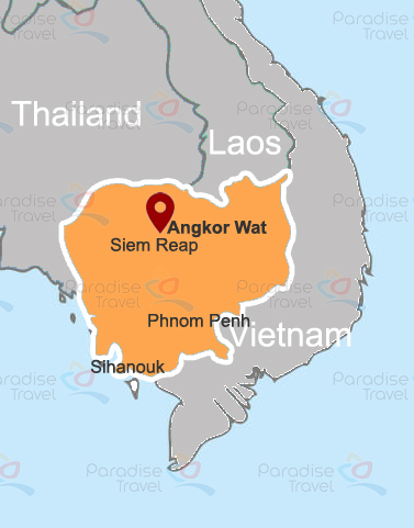 Carte d'Angkor Wat