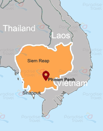 Carte de Phnom Penh