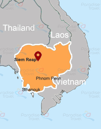 Carte de Siem Reap