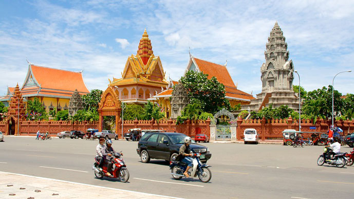 Wat Ounalom, Phnom Penh, Cambodge