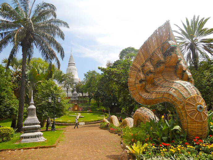 Wat Phnom, Phnom Penh, Cambodge