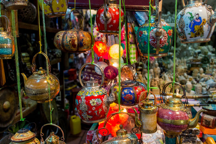Marché russe, Phnom Penh, Cambodge
