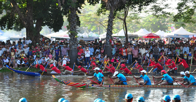 Festival de l'eau, Siem Reap, Cambodge