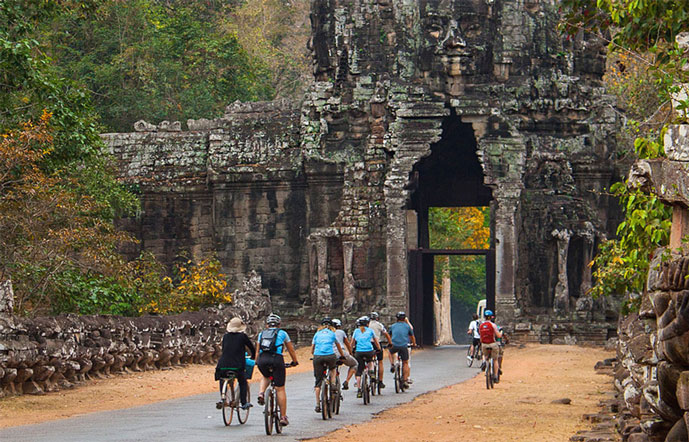 Tour de vélo à Siem Reap