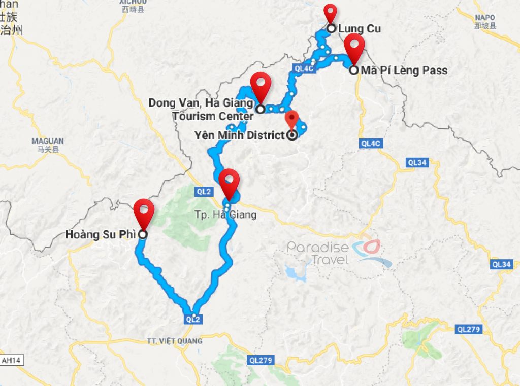 Attraction de Ha Giang, Vietnam