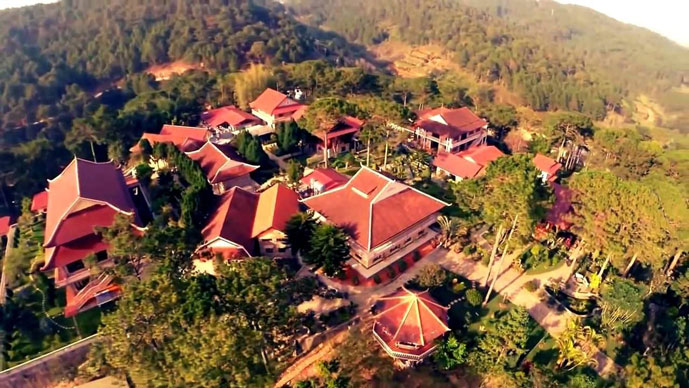 Monastère de Truc Lam, Dalat, Vietnam