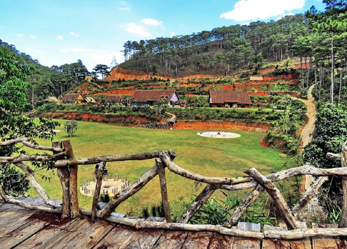 Village de Cu Lan, Da Lat, Vietnam
