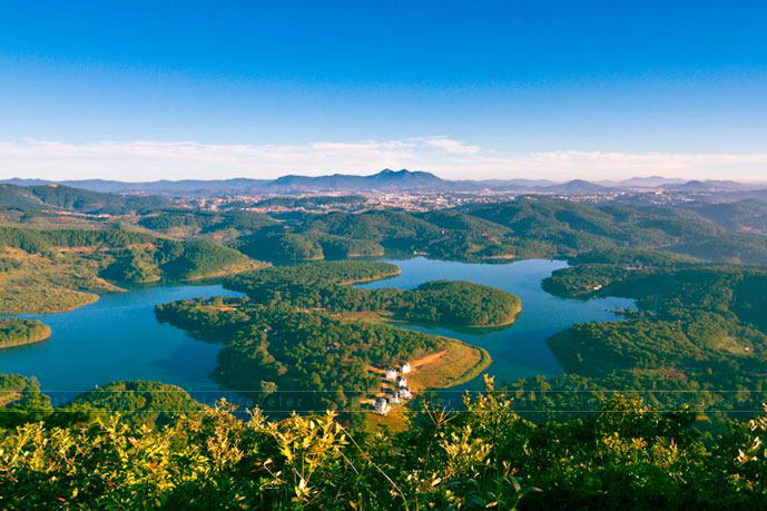 Lac de Tuyen Lam, Dalat, Vietnam