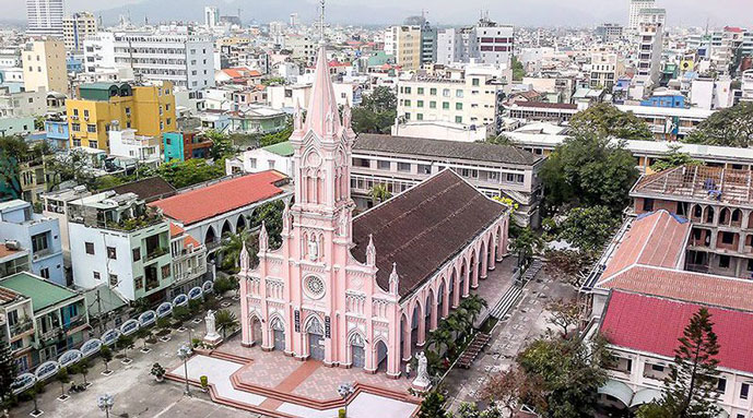 L’église de Coq, Danang, Vietnam