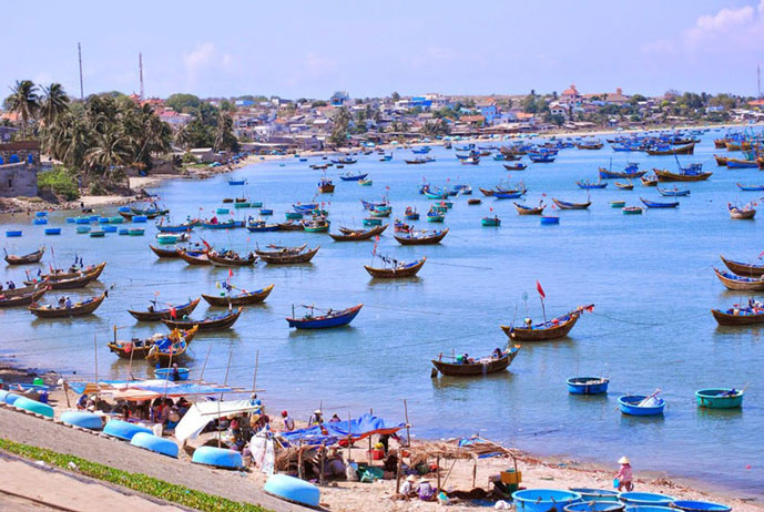 Village de pêcheur de Muine, Phan Thiet, Vietnam