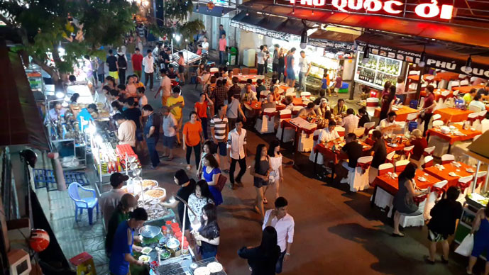 Marché de nuit, Phu Quoc, Vietnam