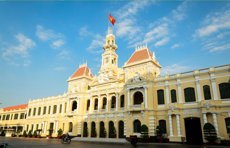 Poste centale à Saigon  Poste centrale de la ville Ho Chi Minh