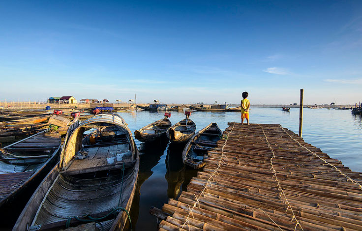 Une province côtière au centre du Vietnam port au centre du Vietnam