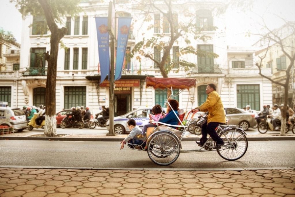 Vélo-Taxi à Hanoi
