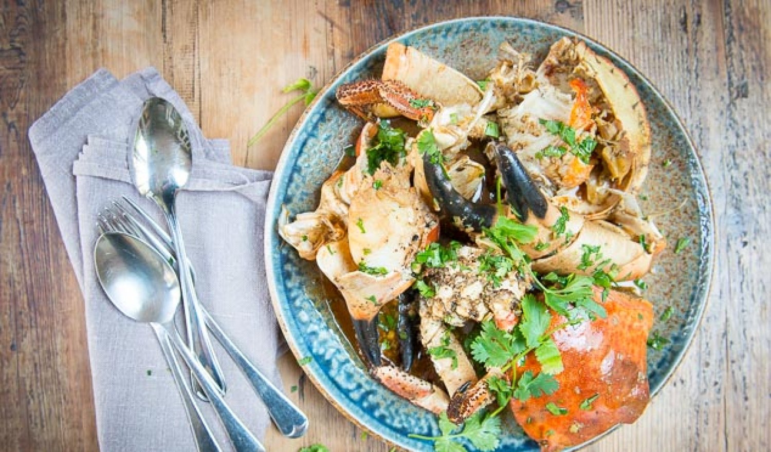 Kdam chaa – Crabe sauté