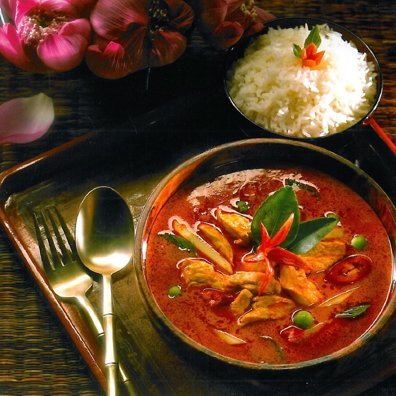 Poulet curry à la khmère