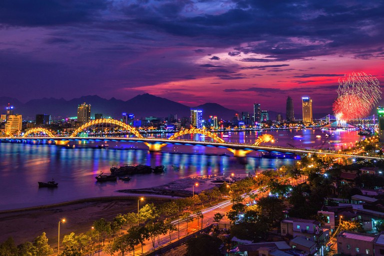 Le pont de la rivière Han - Da Nang Le pont de la rivière Han - Da Nang