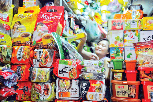 marque coréen au marché Saigon