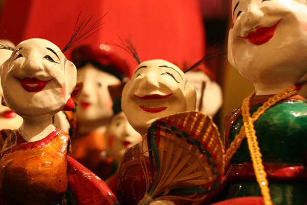 Marionette de l'eau Caractère Teu