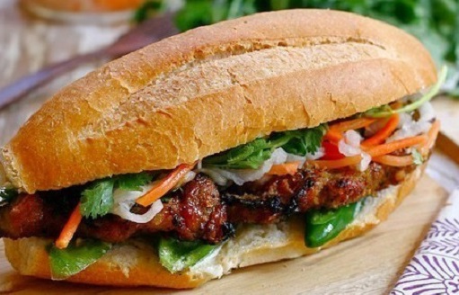 banh mi au porc mariné banh mi au porc mariné