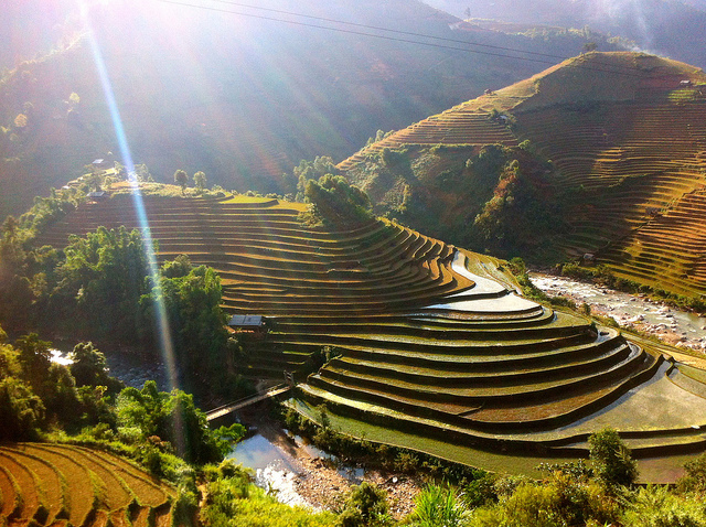 La belle vue à Mu Cang Chai La belle vue à Mu Cang Chai