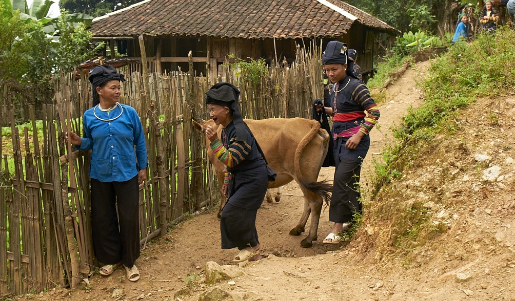 Ethnie minoritair Lolo noir au Vietnam