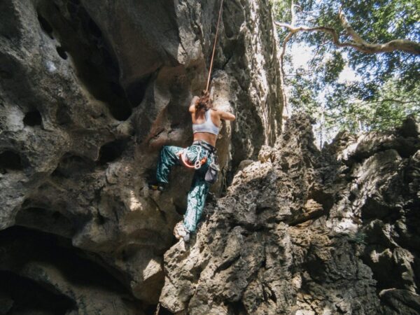 Escalade à Vang Vieng