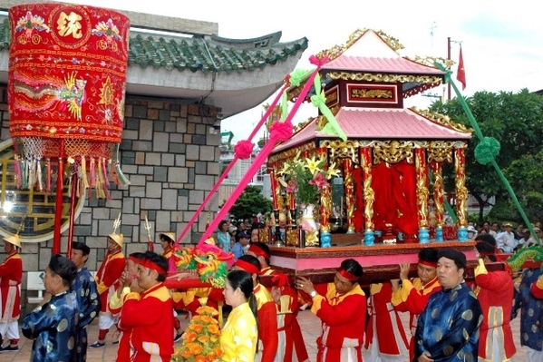 Fête du Temple Ba Chua Xu à An Giang, Vietnam