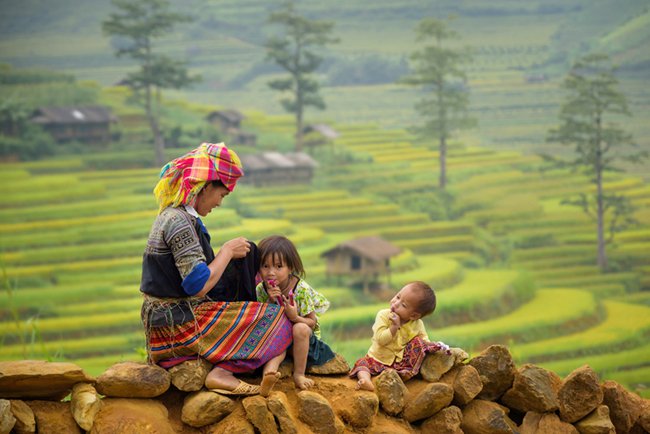 Groupes ethniques à Mu Cang Chai