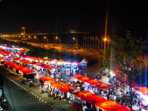 Le marché nocturne de Vientiane