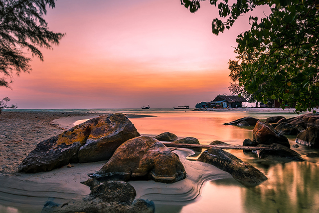 Plages de Sihanoukville, Cambodge