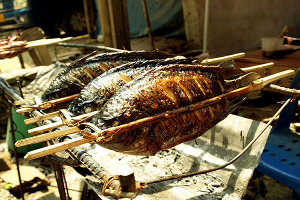 fruits de mer d'Asie du Sud-Est