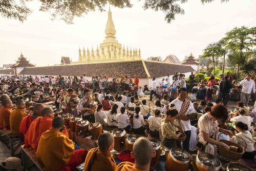 Festival de That Luang au Laos