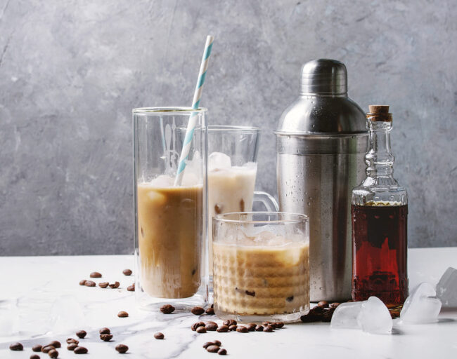 Café au lait glacé