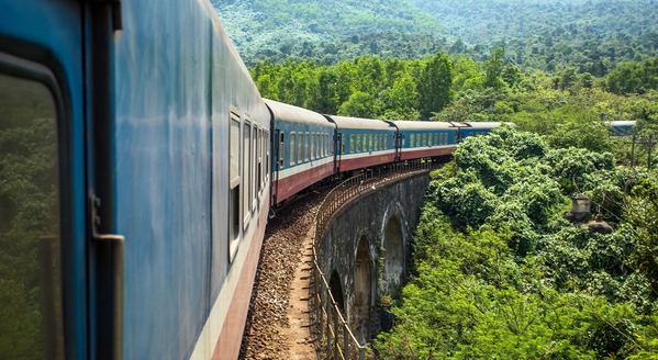 Voyage en train au Vietnam