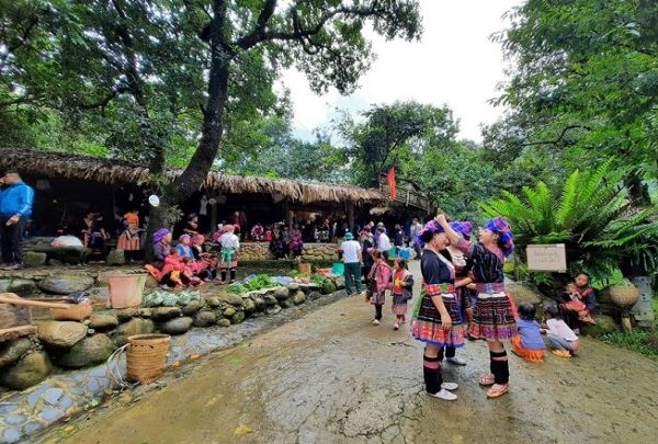 Village de Sin Suoi Ho à Lai Chau, Vietnam