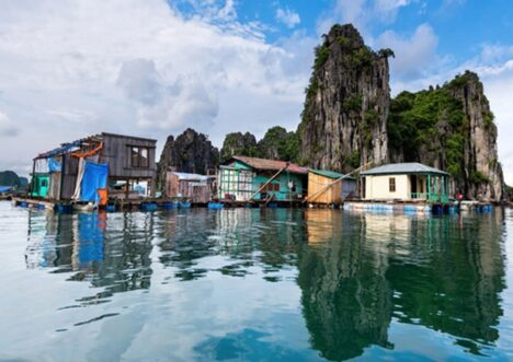 Village flottant de Vung Vieng